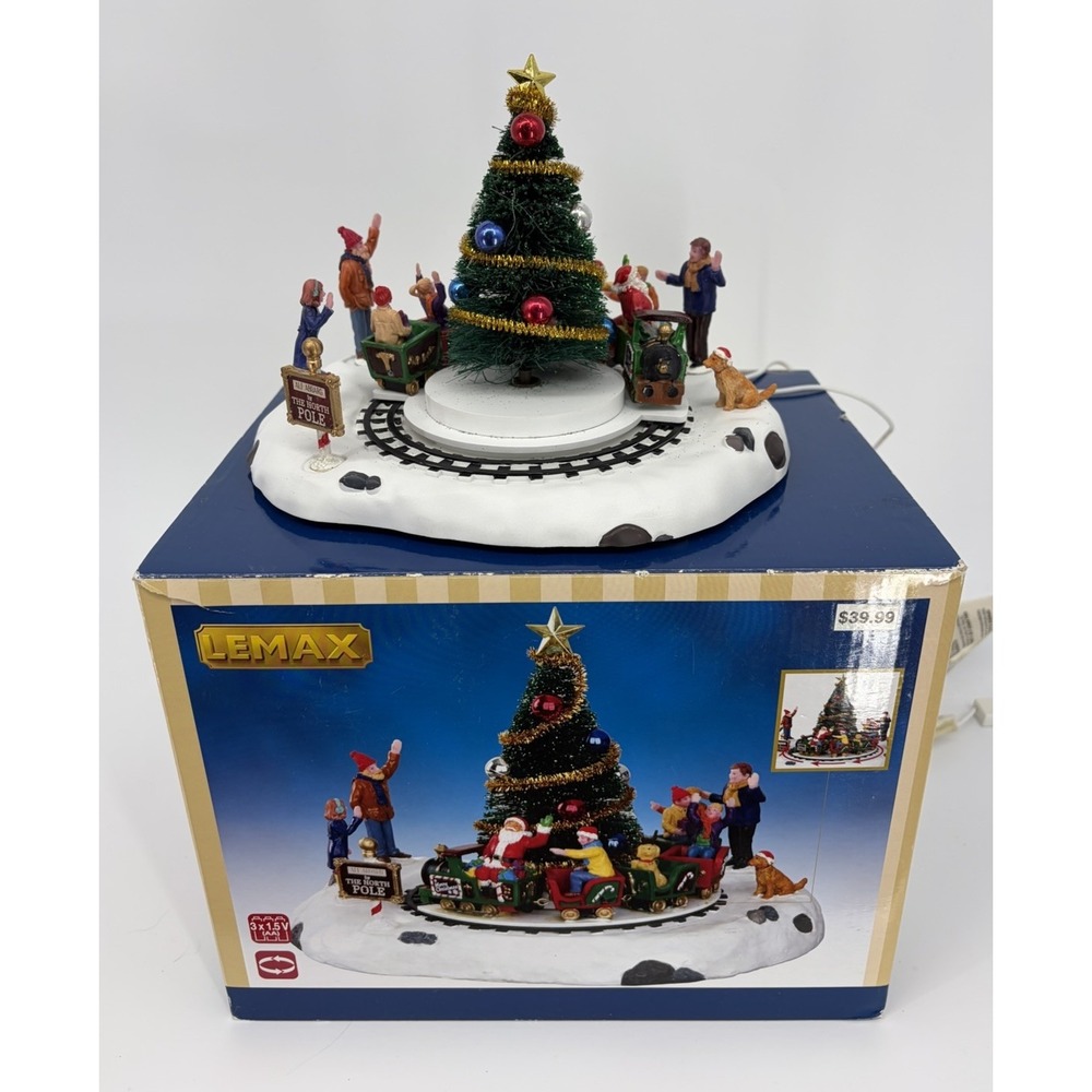 Lemax Santa's Kiddie Train Christmas Village 54997 Non-Working